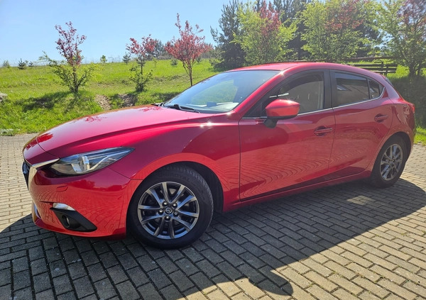 Mazda 3 cena 42900 przebieg: 211164, rok produkcji 2014 z Suchedniów małe 667